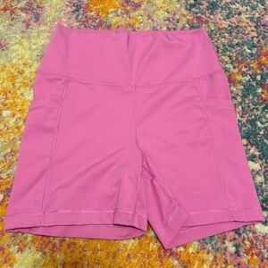 Pink bike shorts by Yogalicious Lux XL
